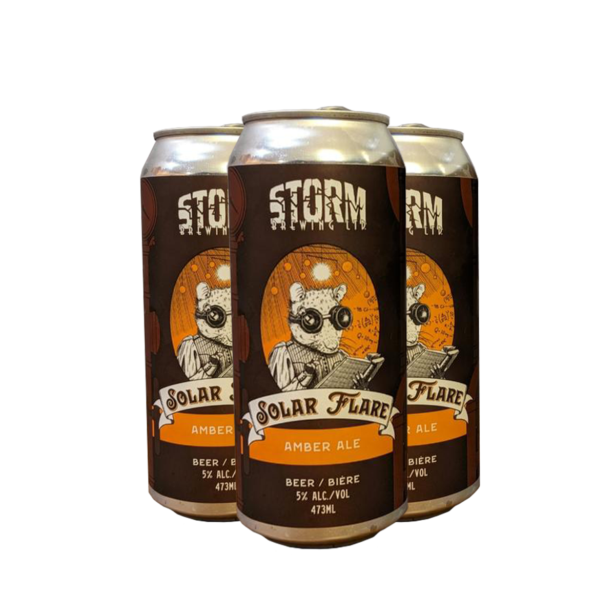 TAG Liquor Stores Liquor Gift Delivery Canada - Storm Brewing Solar Flare Amber Ale 4 Can Pack