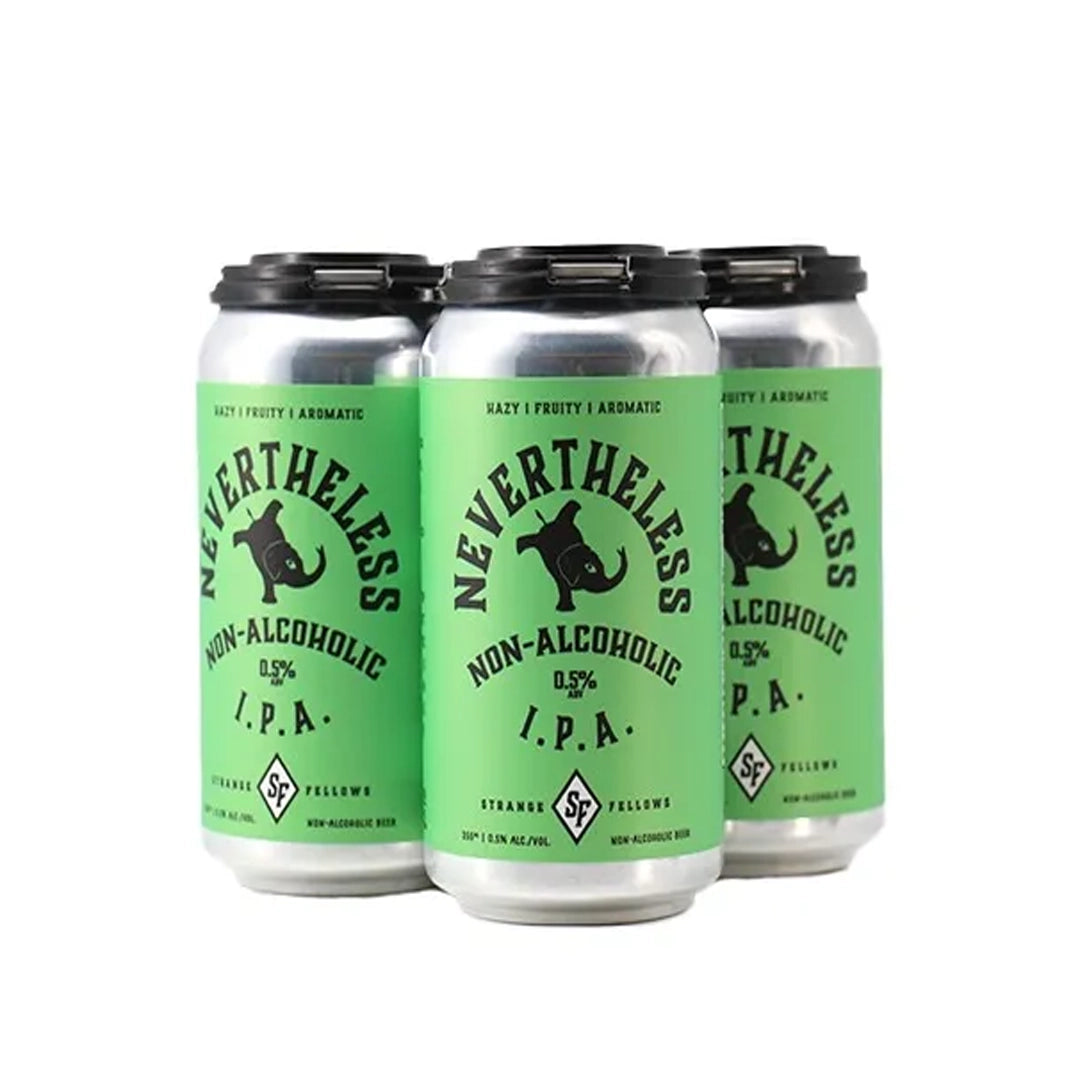 Strange Fellows Brewing Nevertheless Non Alcoholic IPA 4 Pack Cans