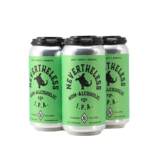 Strange Fellows Brewing Nevertheless Non Alcoholic IPA 4 Pack Cans