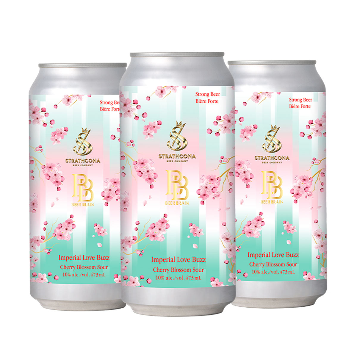 TAG Liquor Stores BC - Strathcona Beer Company Imperial Love Buzz Cheery Blossom Sour 4 Pack Cans