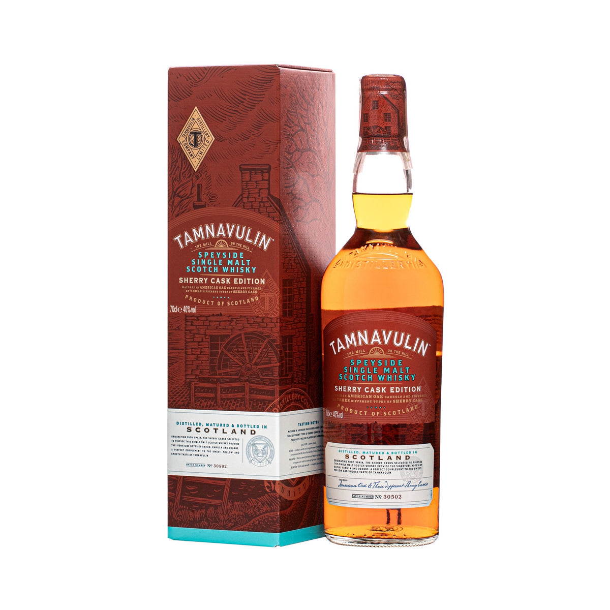 TAG Liquor Stores Liquor Gift Delivery Canada - Tamnavulin Sherry Cask Speyside Single Malt Scotch Whisky 750ml