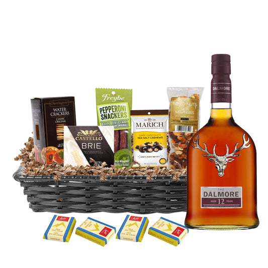 TAG Liquor Stores Liquor Gift Delivery Canada - Dalmore 12 Year Old Scotch Whisky 750ml Gift Basket