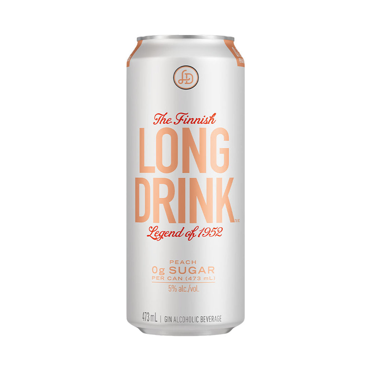 The Finnish Long Drink Zero Sugar Peach 473 mL