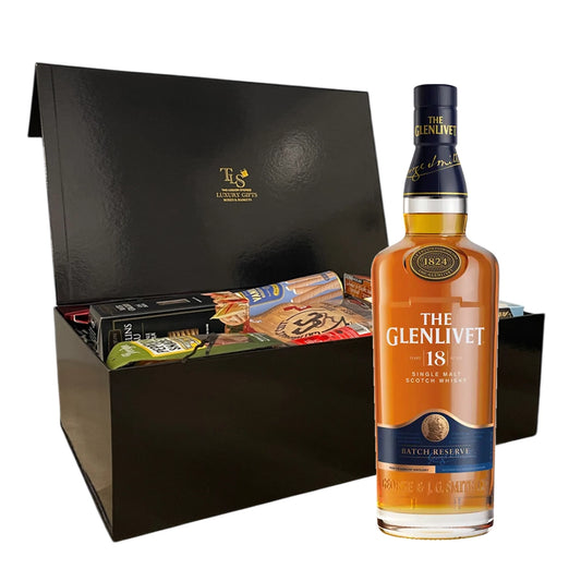 The Glenlivet 18 Year Single Malt Scotch Whisky 750ml Prestige Gift Box