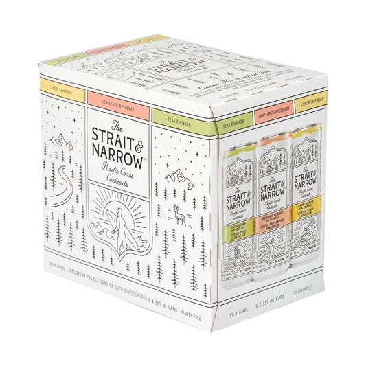 The Strait and Narrow Gin Discovery 6 Pack Cans