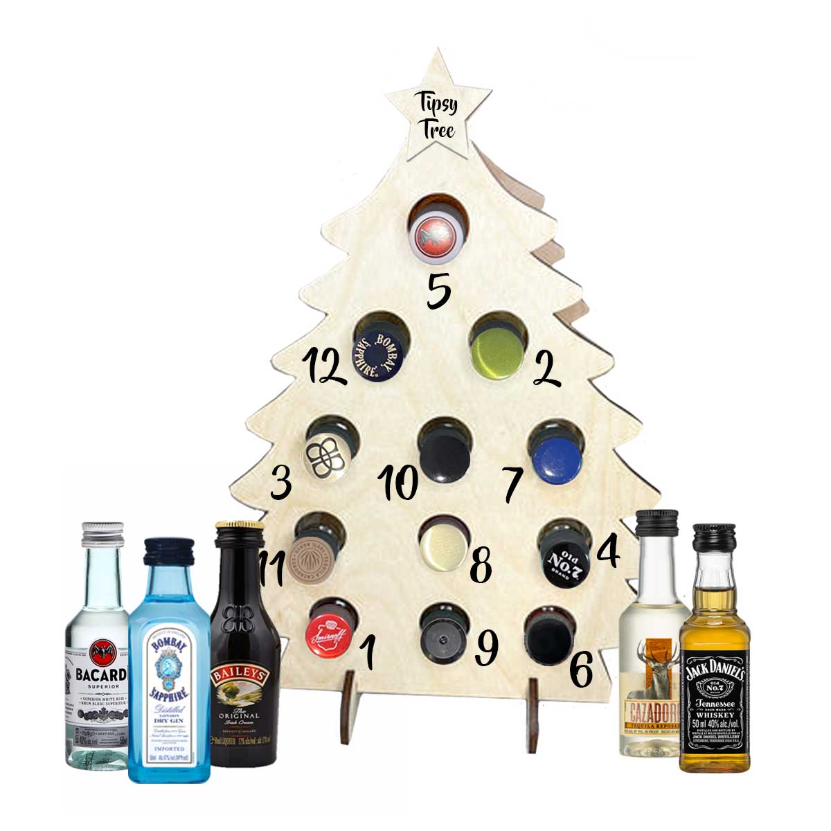 TAG Liquor Stores BC - Tipsy Tree 12 Days Of Christmas Liquor Advent Calendar-spirits
