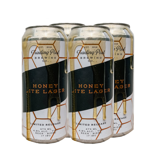 TAG Liquor Stores Liquor Gift Delivery Canada - Trading Post Brewing Honey Lager 4 Pack Cans