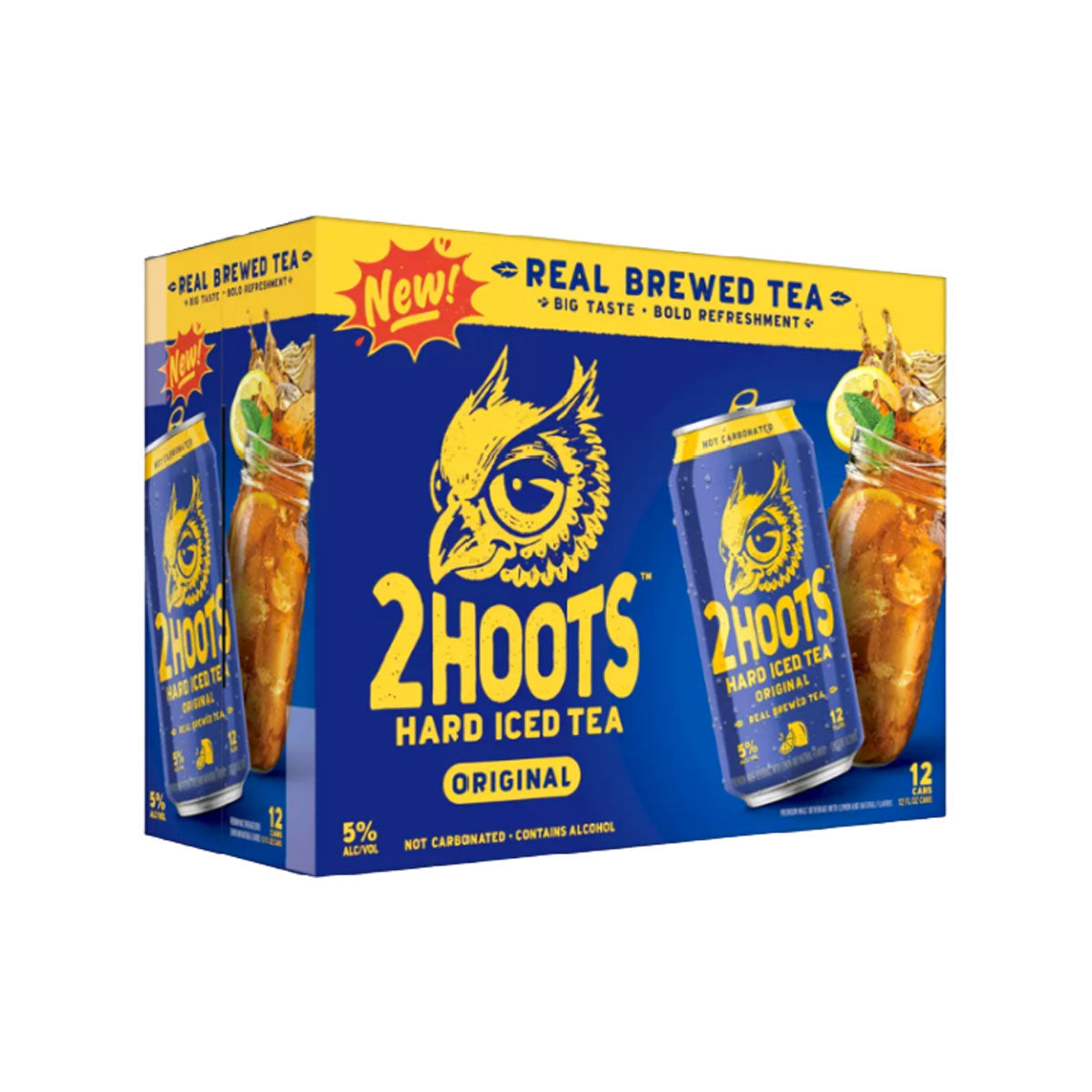 TAG Liquor Stores BC - Two Hoots Hard Iced Tea 12 Pack Cans