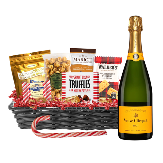 Veuve Clicquot Champagne 750ml Christmas Gift Basket