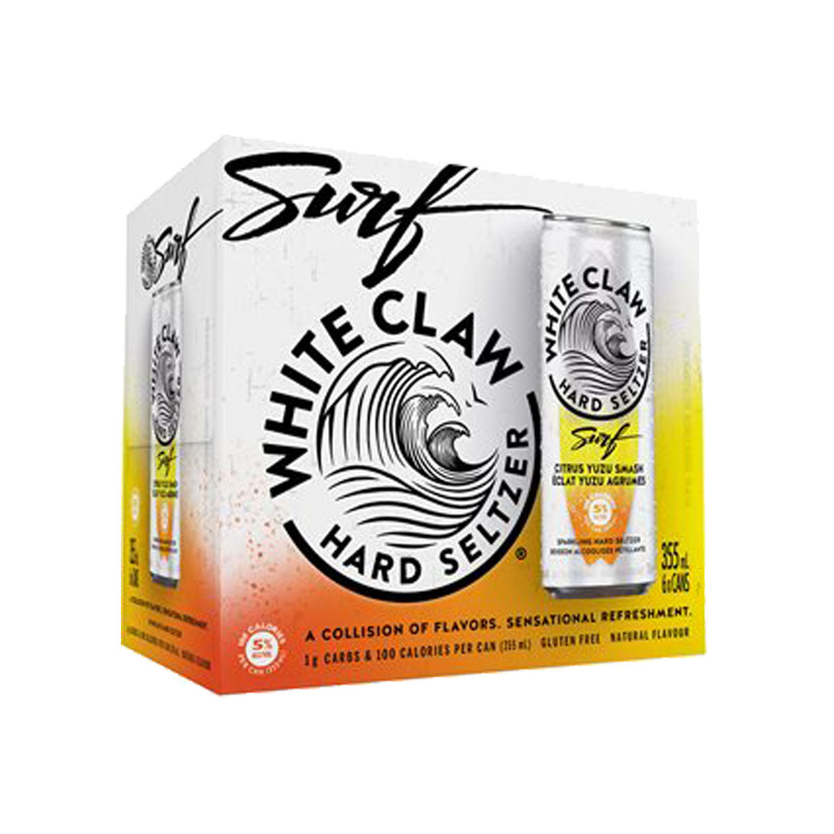 TAG Liquor Stores BC - White Claw Citrus Yuzu Smash 6 Pack Cans