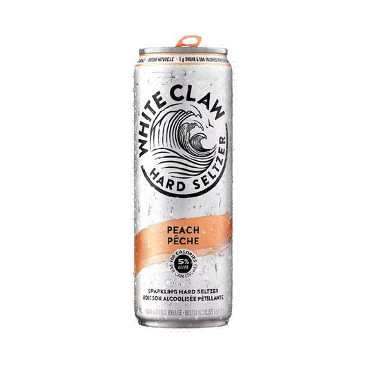 White Claw Hard Seltzer Peach 6 Cans x 355 mL