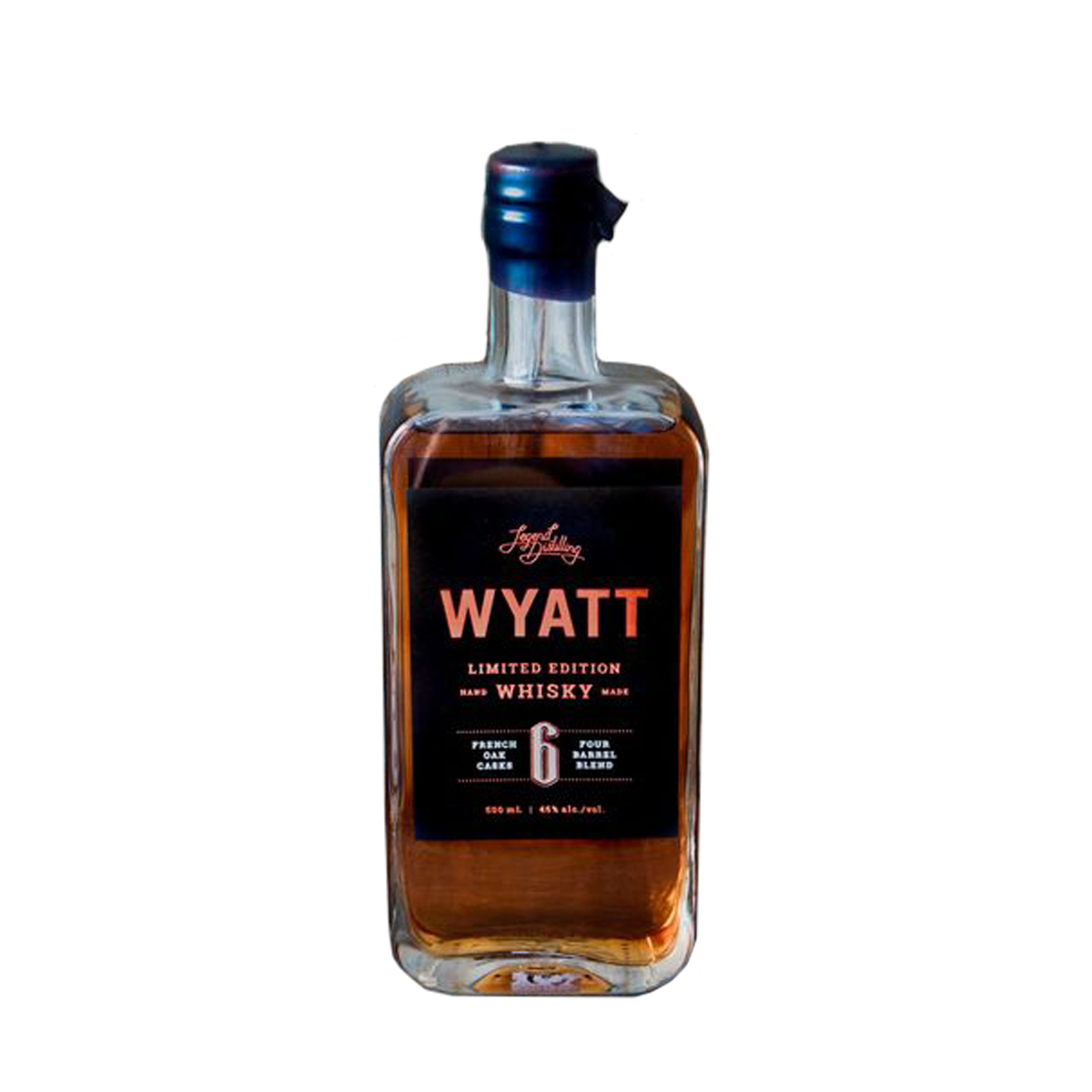 TAG Liquor Stores Canada Delivery-Legend Distilling Wyatt 6 Year 4 Barrel Blend Whiskey 500ml-spirits-tagliquorstores.com
