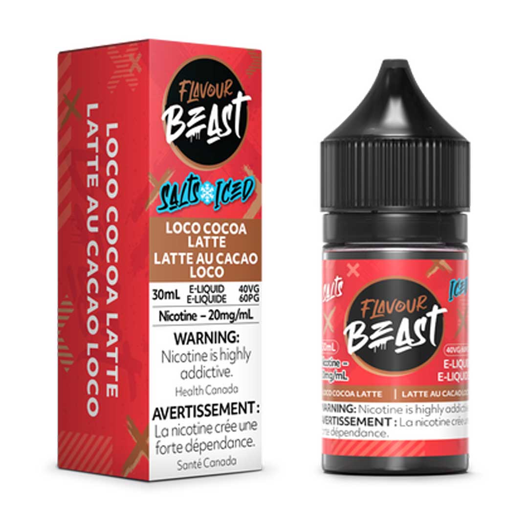 TAG Liquor Stores Canada Delivery -Flavour Beast E-Liquid Loco Cocoa Latte Iced -tagliquorstores.com