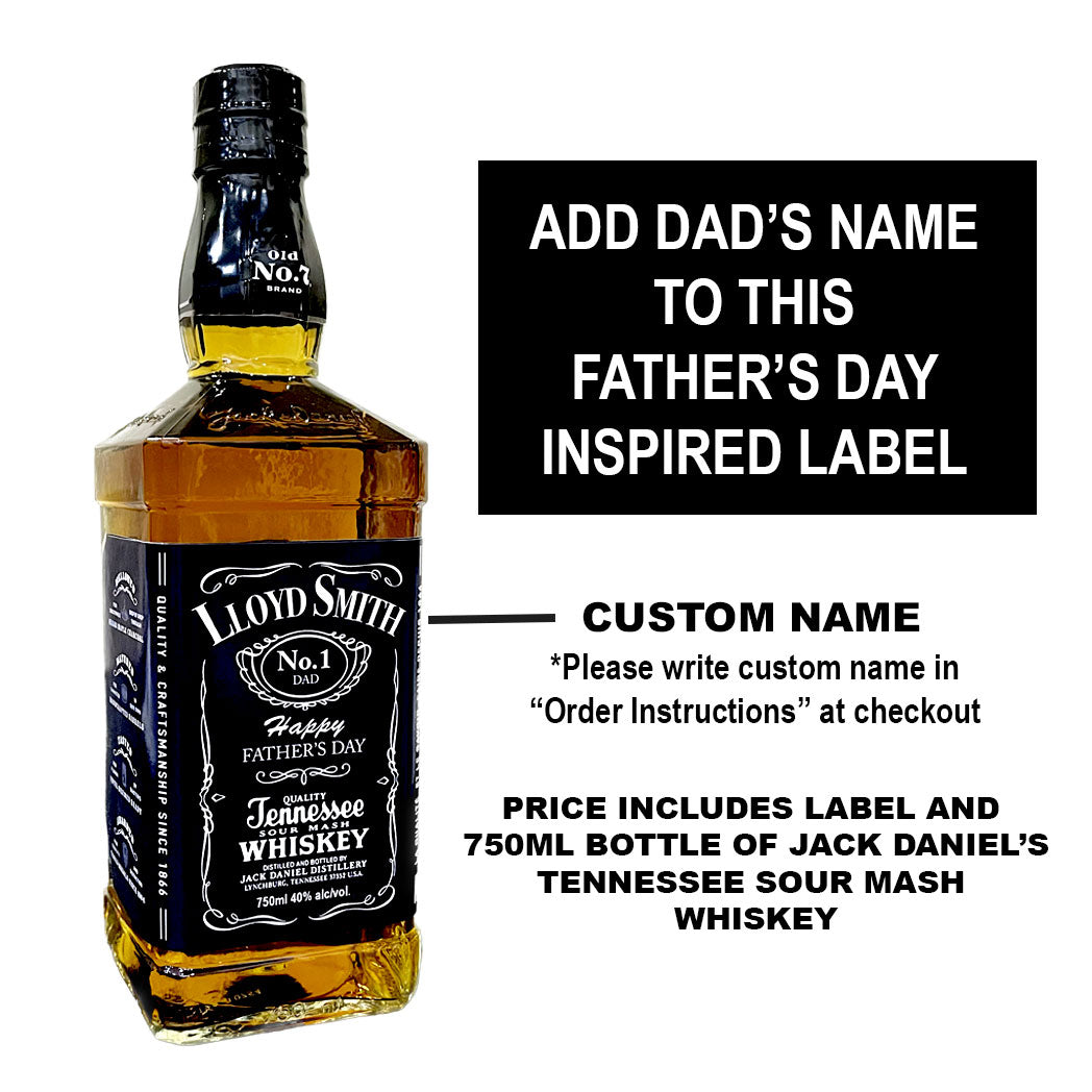 Personalized Jack Daniels Whiskey 750ml