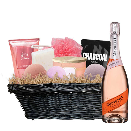 TAG Liquor Stores Canada Delivery -Mionetto Rose 750ml Spa Gift Set -tagliquorstores.com