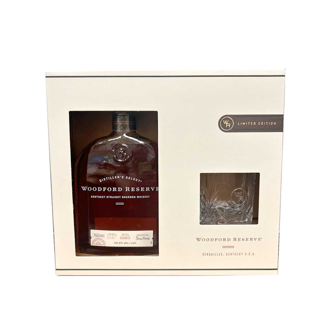 TAG Liquor Stores Canada Delivery-Woodford Reserve 750ml Bourbon Gift Set-spirits-tagliquorstores.com