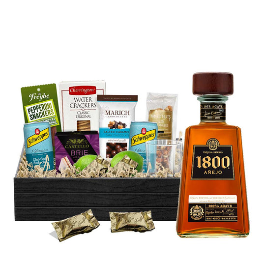 TAG Liquor Stores BC - 1800 Anejo Tequila 750ml Gift Basket