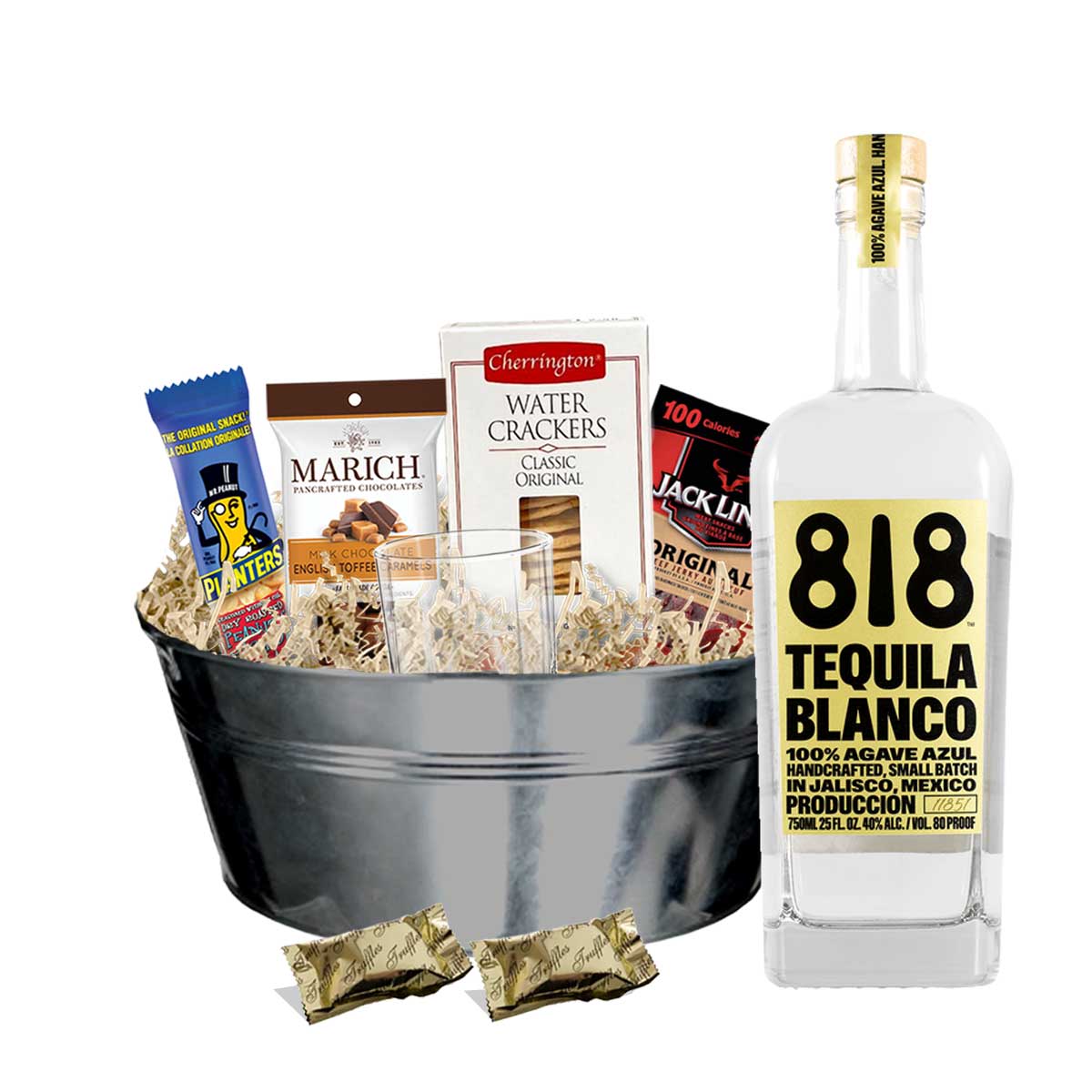 TAG Liquor Stores BC - 818 Blanco Tequila 750ml Gift Basket