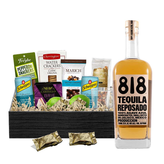 TAG Liquor Stores BC - 818 Reposado Tequila 750ml Gift Basket