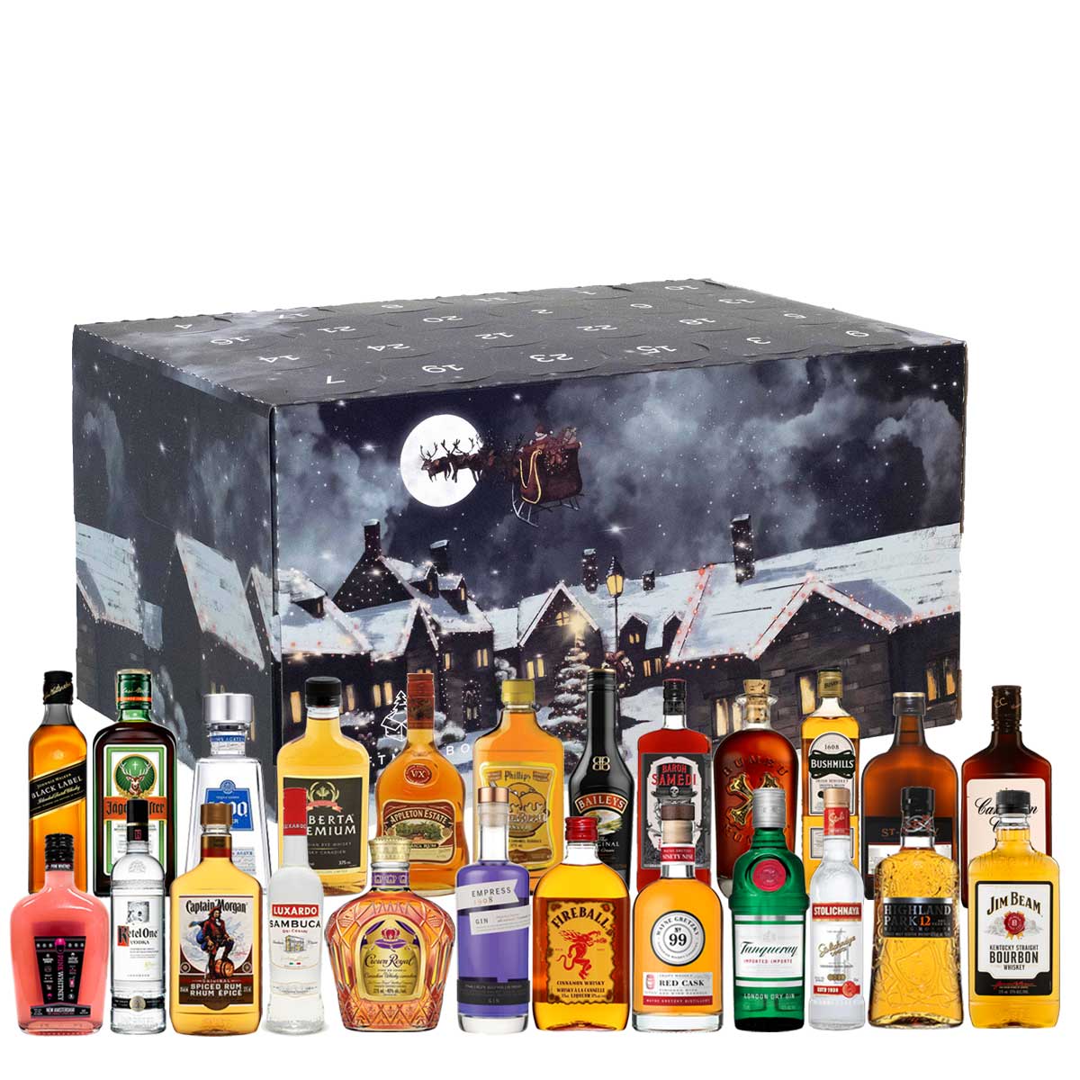 TAG Liquor Stores BC - The Spirit of Christmas Advent Calendar 24 x 375ml Assorted Spirits