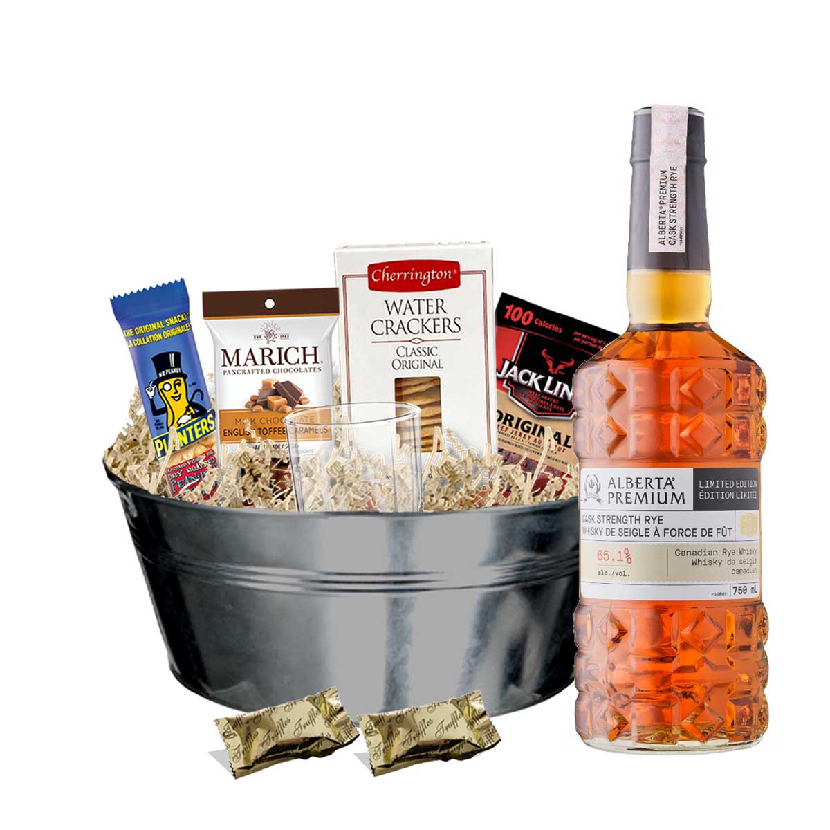 TAG Liquor Stores BC - Alberta Premium Cask Strength Rye 750ml Gift Basket