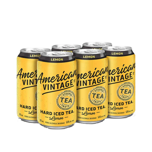 TAG Liquor Stores BC-American Vintage Lemon Hard Iced Tea 6 Cans
