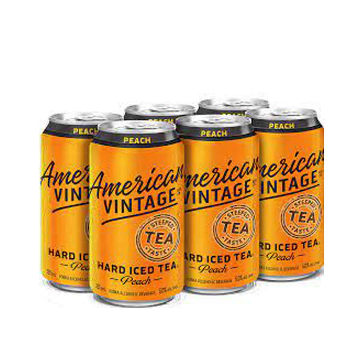 TAG Liquor Stores BC-American Vintage Hard Iced Tea Peach 6 Cans