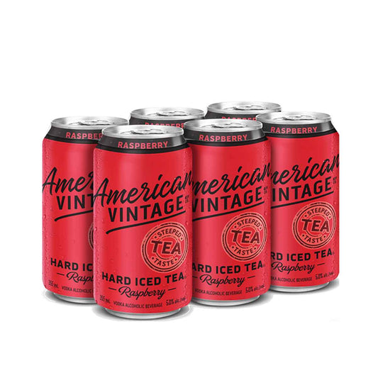 TAG Liquor Stores BC-American Vintage Raspberry Hard Iced Tea 6 Cans