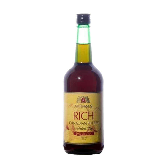 TAG Liquor Stores BC-Andres Rich Canadian Medium Dry Sherry 750ml