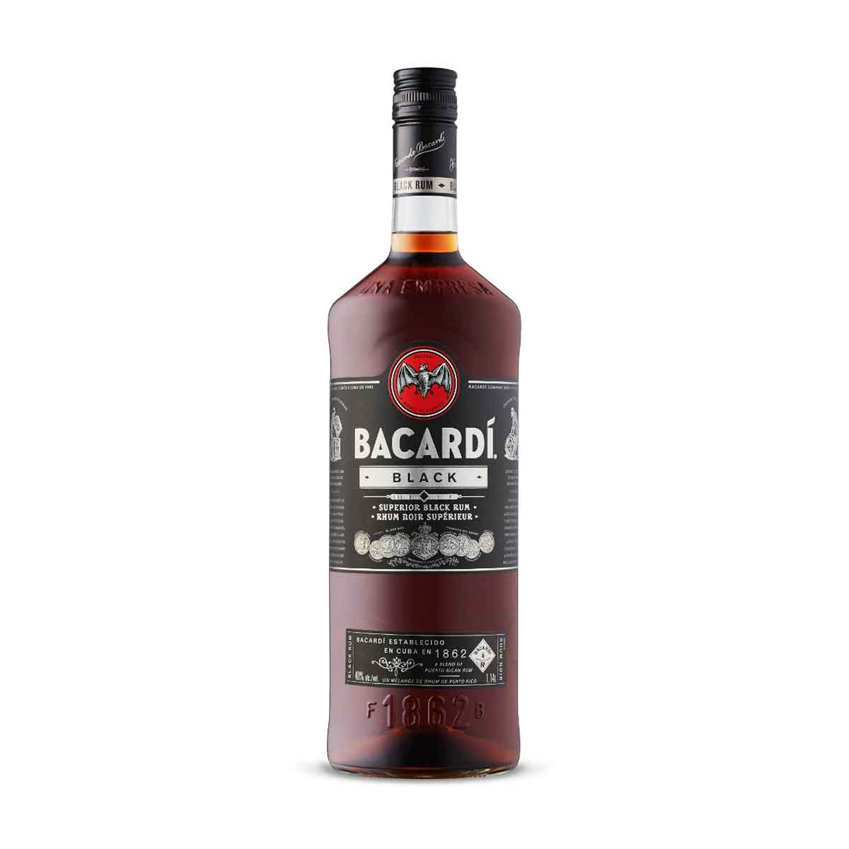 TAG Liquor Stores BC-Bacardi Black Rum 1.14L