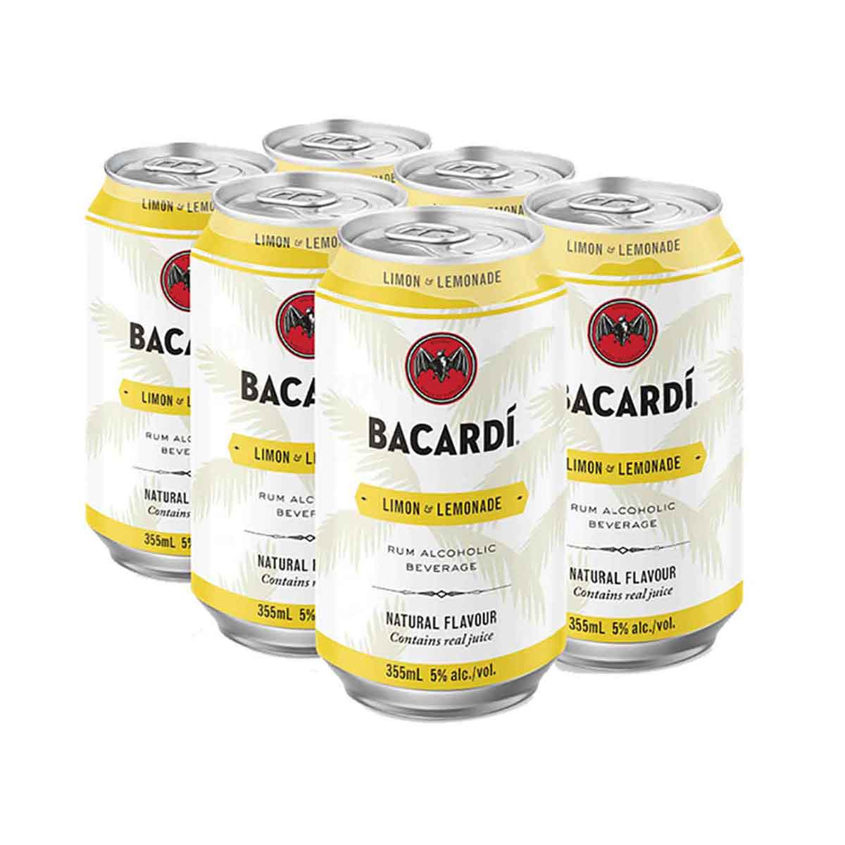 TAG Liquor Stores BC-Bacardi Limon & Lemonade 6 Pack Cans