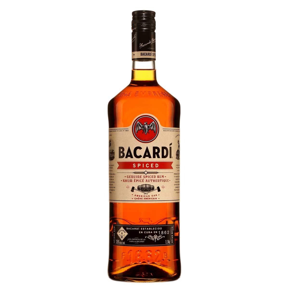 TAG Liquor Stores Delivery - Bacardi Spiced Rum 1.14L