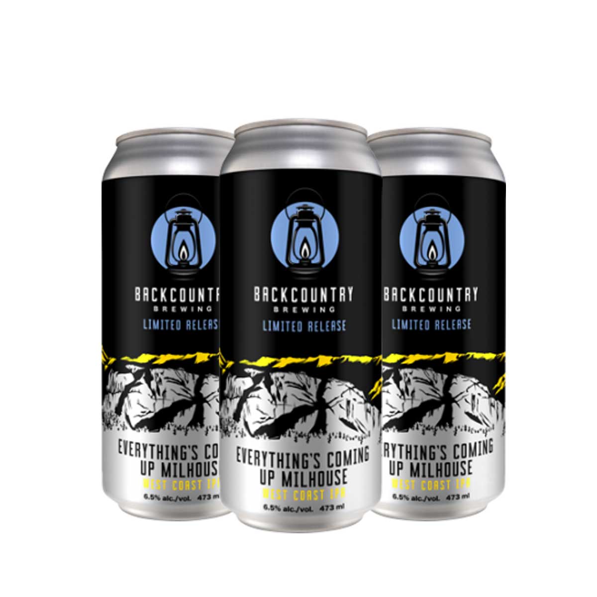 TAG Liquor Stores BC - Backcountry Brewing "Everything's Coming Up Milhouse" West Coast IPA 4 Pack Cans
