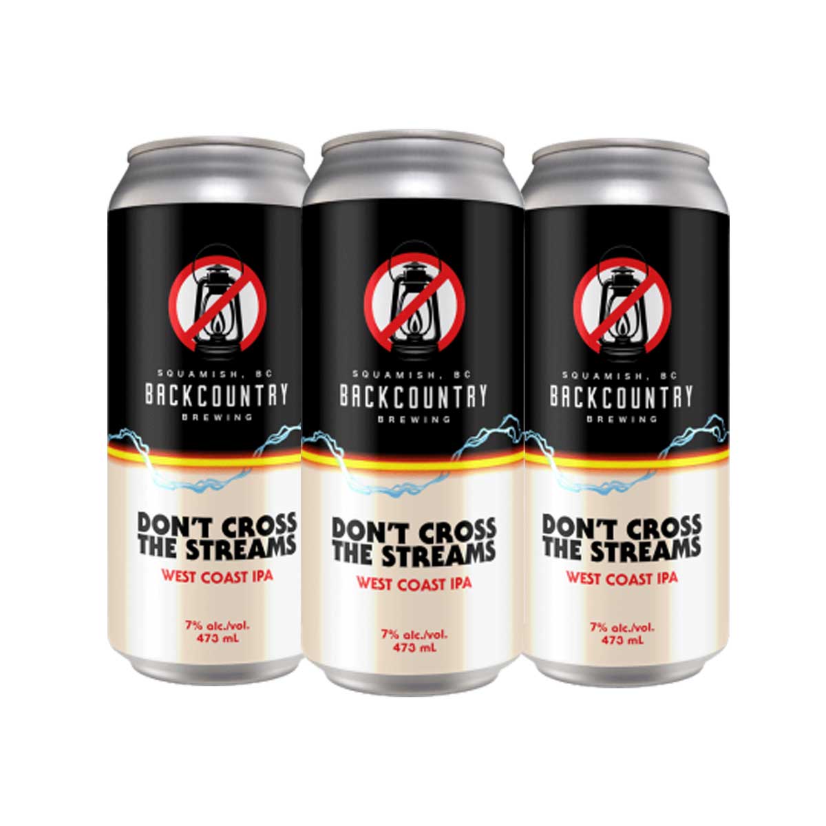 TAG Liquor Stores BC - Backcountry Brewing "Don't Cross The Streams" West Coast IPA 4 Pack Cans