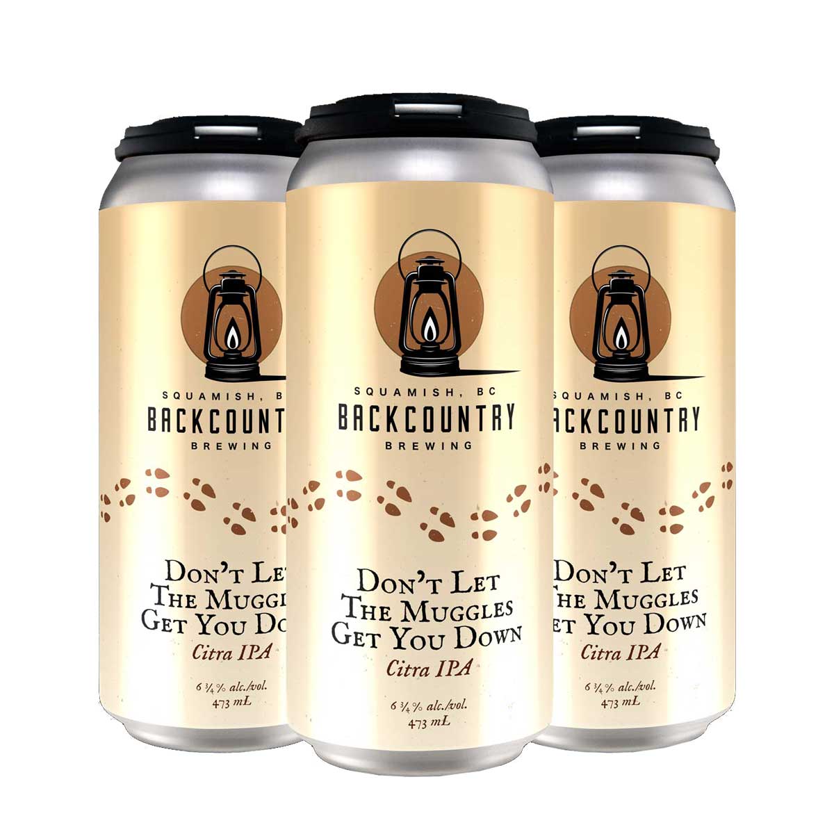 TAG Liquor Stores BC - Backcountry Brewing "Don't let the Muggles get you down" Citra IPA 4 Pack Cans