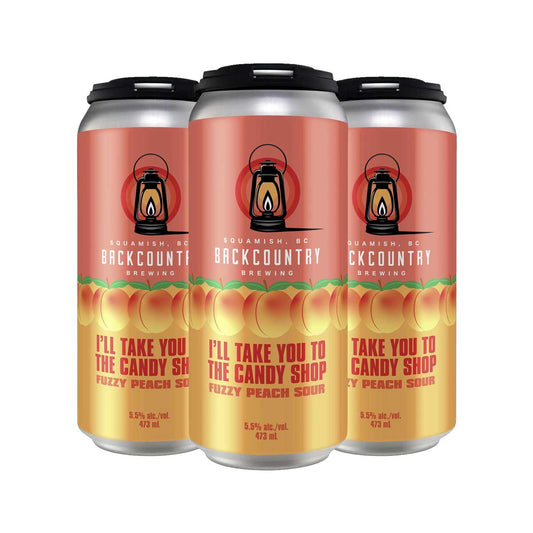 TAG Liquor Stores BC-Backcountry Brewing Fuzzy Peach Sour 4 Pack Cans