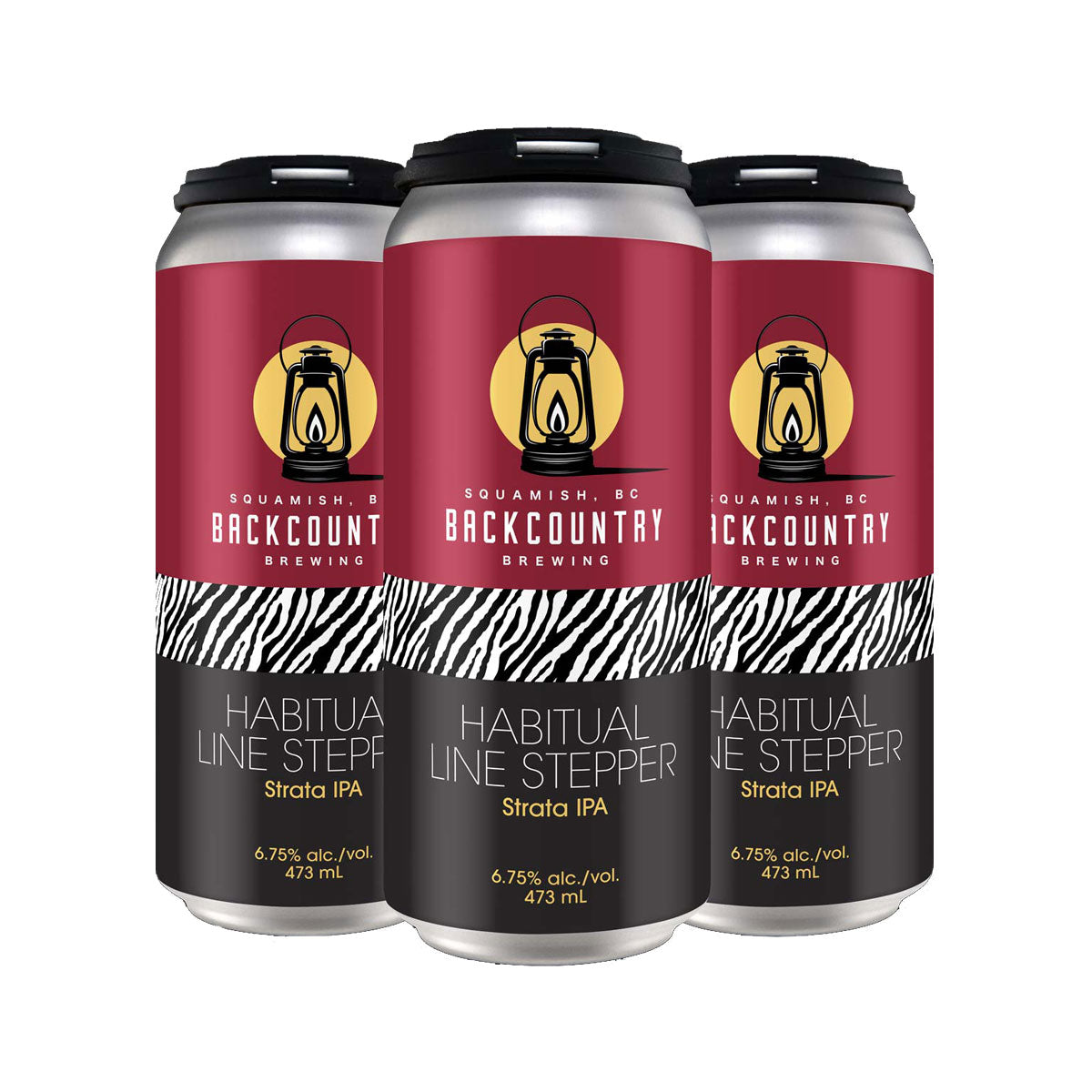 TAG Liquor Stores BC - Backcountry Brewing "Habitual Line Stepper" Strata IPA 4 Pack Cans