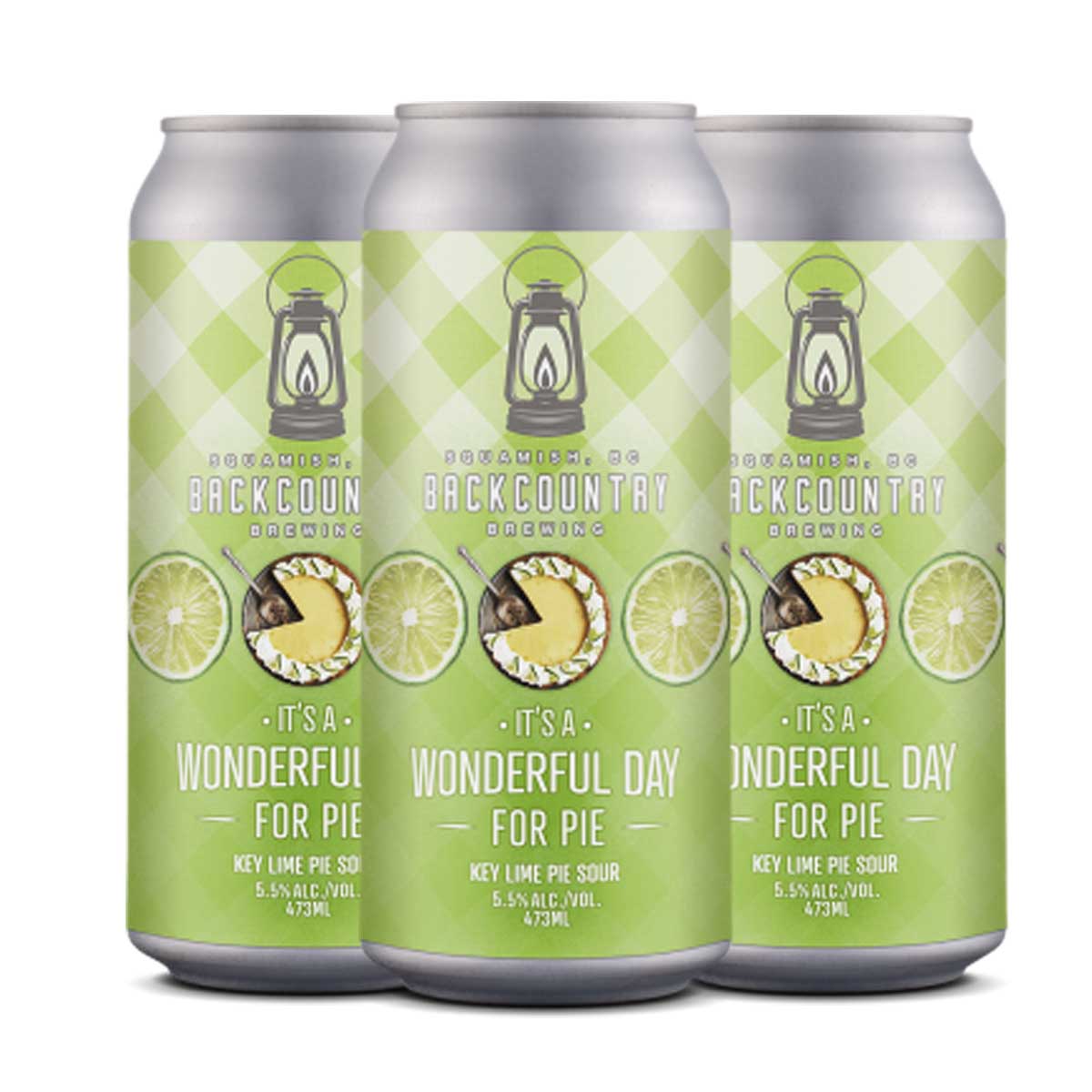 TAG Liquor Stores BC - Backcountry Brewing "It's a wonderful day for pie" Key Lime Pie Sour 4 Pack Cans