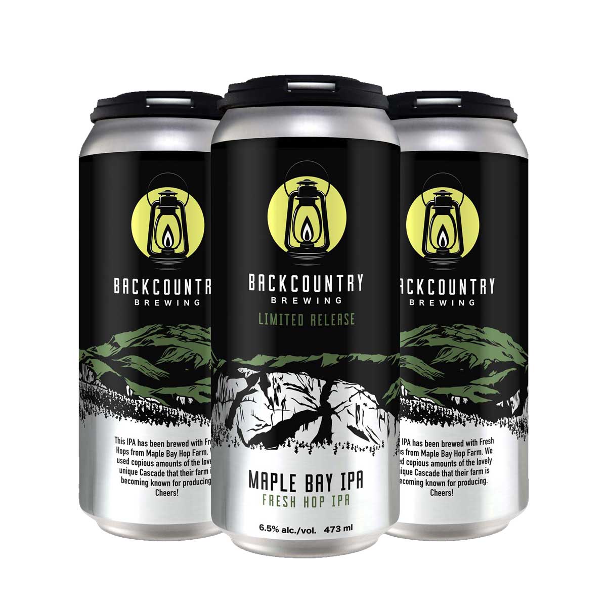 TAG Liquor Stores BC - Backcountry Brewing "Maple Bay IPA" Fresh Hops IPA 4 Pack Cans