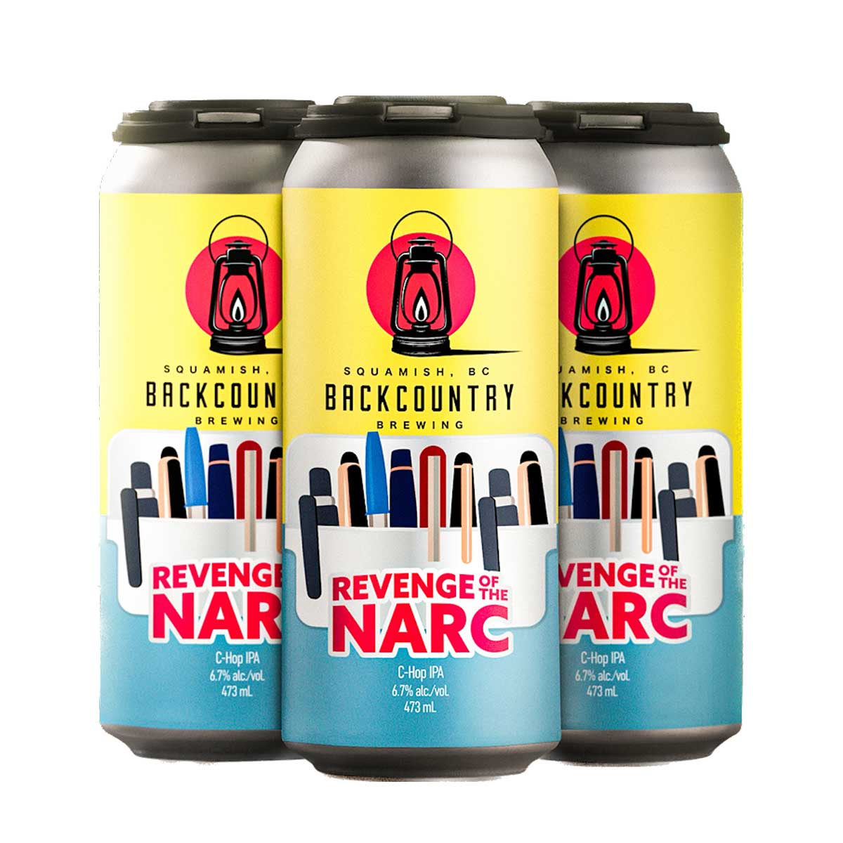 TAG Liquor Stores BC - Backcountry Brewing "Revenge of the Narc" C-Hop IPA 4 Pack Cans