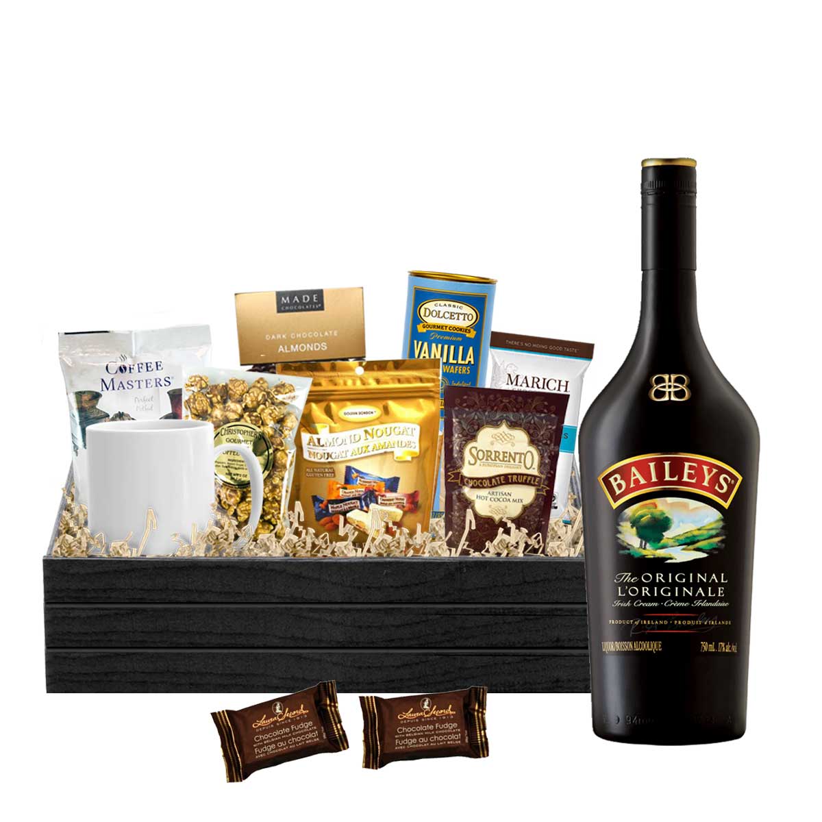 TAG Liquor Stores BC - Baileys Irish Cream Liqueur 750ml Gift Basket