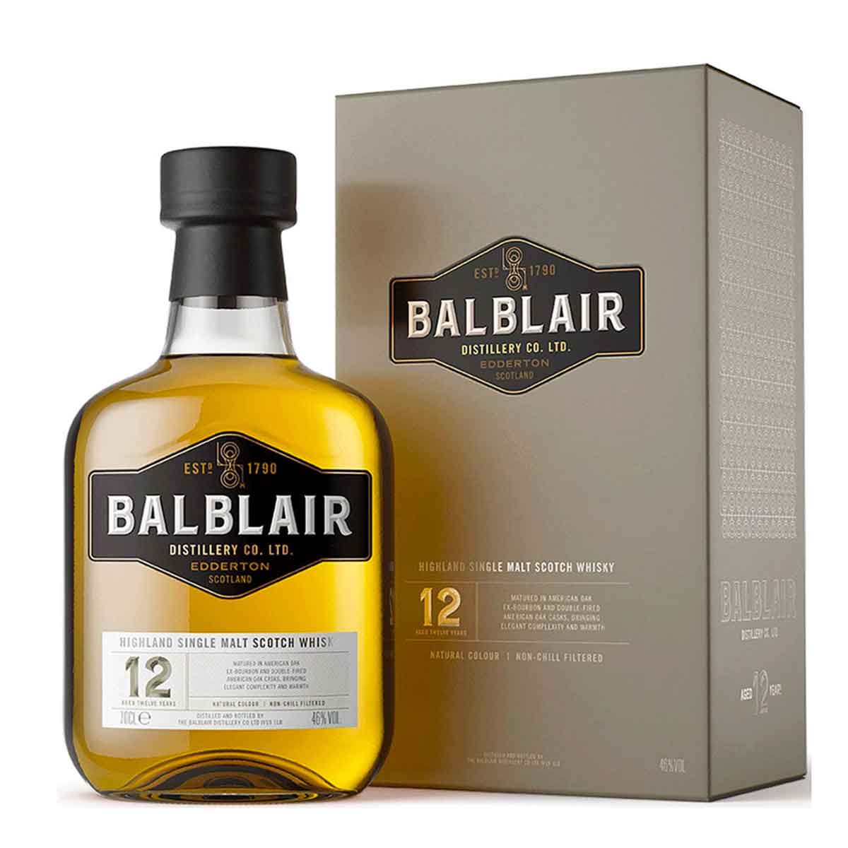 TAG Liquor Stores BC-Balblair 12 Year Old Single Malt Scotch Whisky 750ml