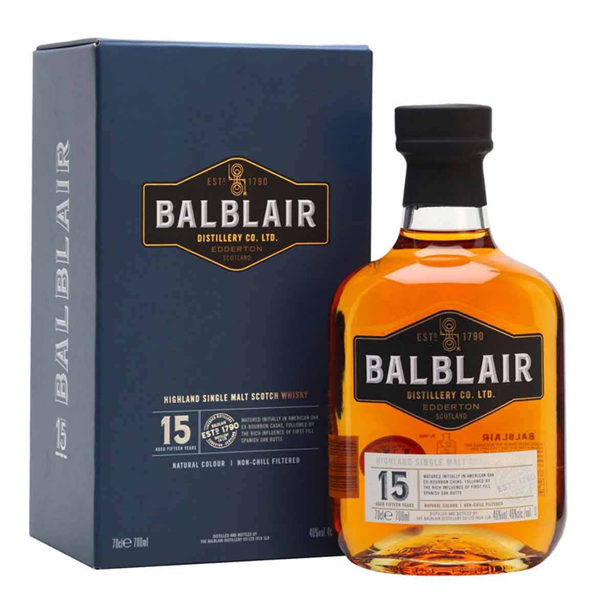 TAG Liquor Stores BC-Balblair 15 Year Highland Single Malt Scotch 750ml