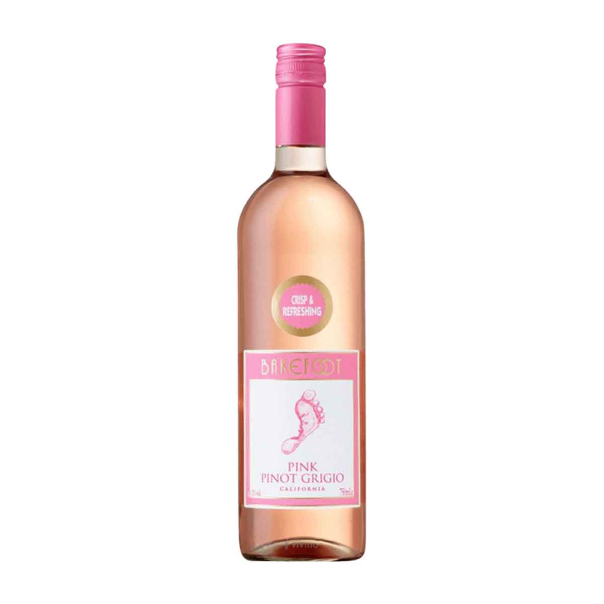 TAG Liquor Stores BC-Barefoot Pink Pinot Grigio 750ml