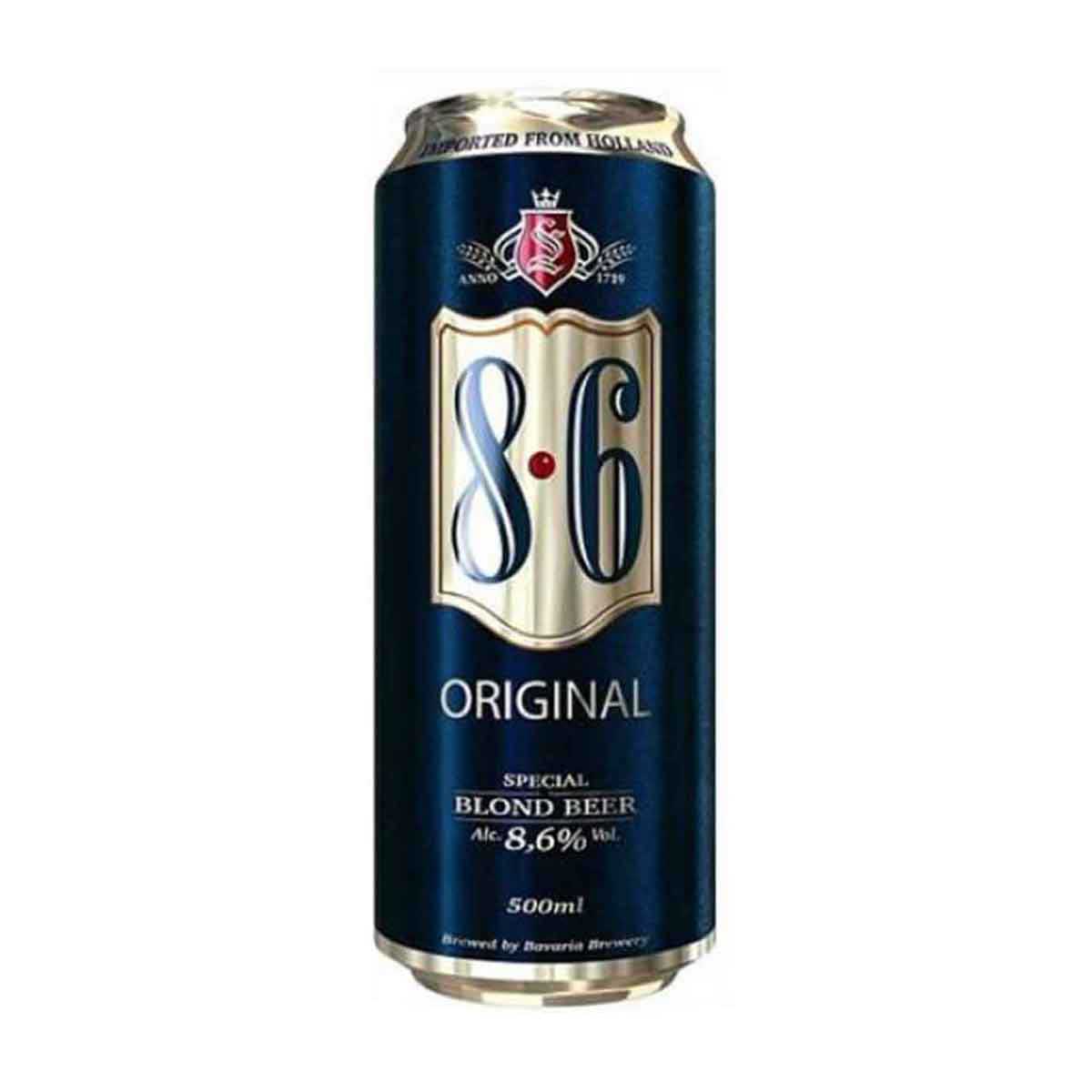 TAG Liquor Stores BC-Bavaria 8.6 Original Blond Beer 500ml Single Can