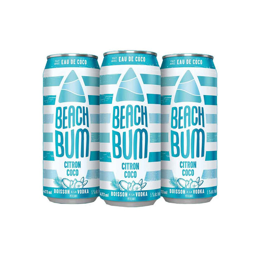 TAG Liquor Stores BC-Beach Bum Lemon Coconut 6 Pack Cans