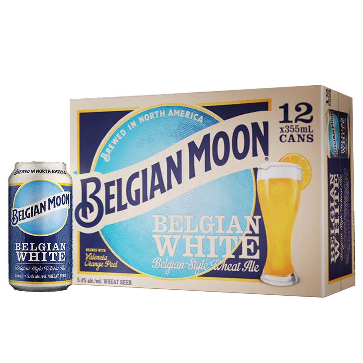 TAG Liquor Stores BC - Belgian Moon White Wheat Ale 12 Pack Cans