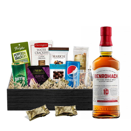 TAG Liquor Stores BC - Benromach 10 Year Old Scotch Whisky 750ml Gift Basket