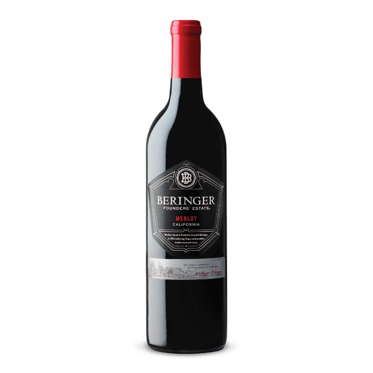 TAG Liquor Stores BC - Beringer Founders Estate Merlot 750ml