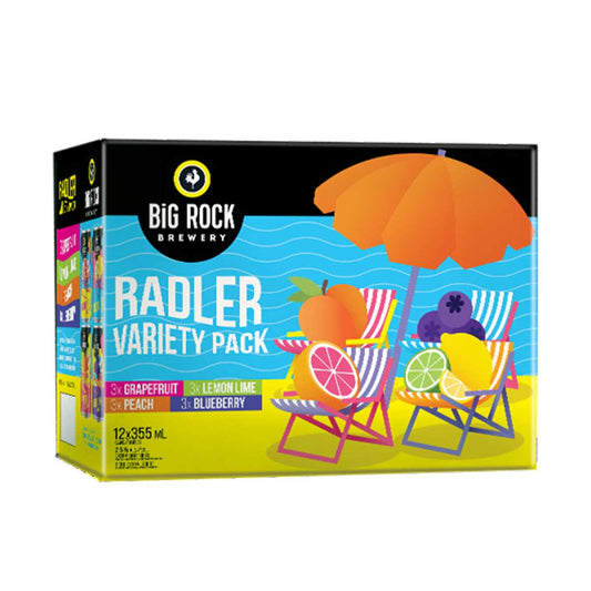 TAG Liquor Stores Delivery - Big Rock Brewery Radler Variety Pack 12 Cans